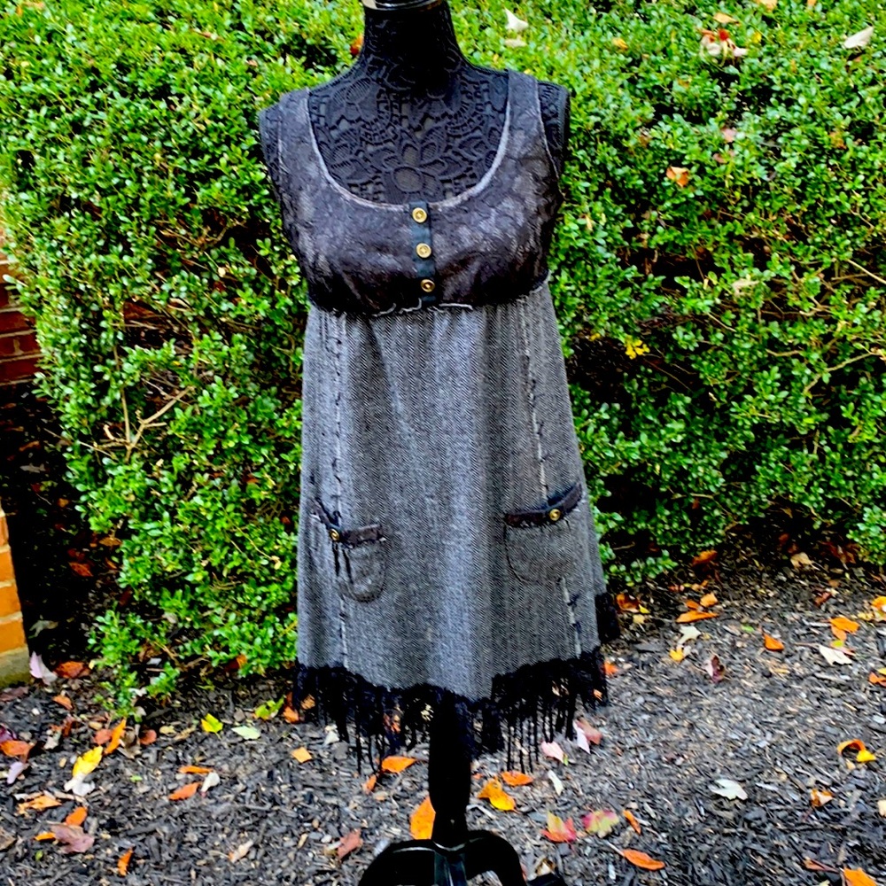 Vintage Free People dress: jumper